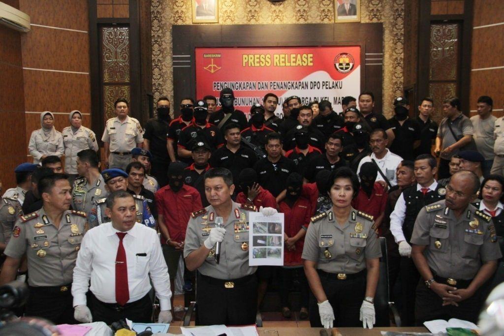[Foto] Pembunuhan Sadis di Mabar, Andi Lala Cs Diamankan di Polda Sumut