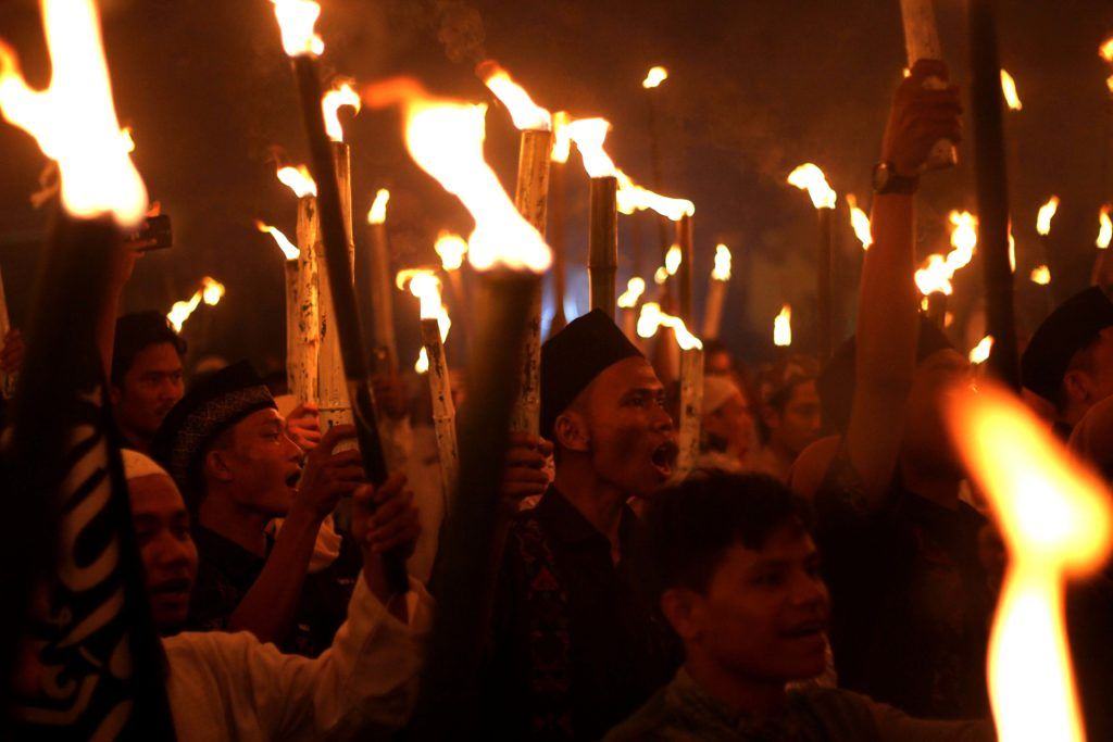Pawai Obor Ramadan Medan