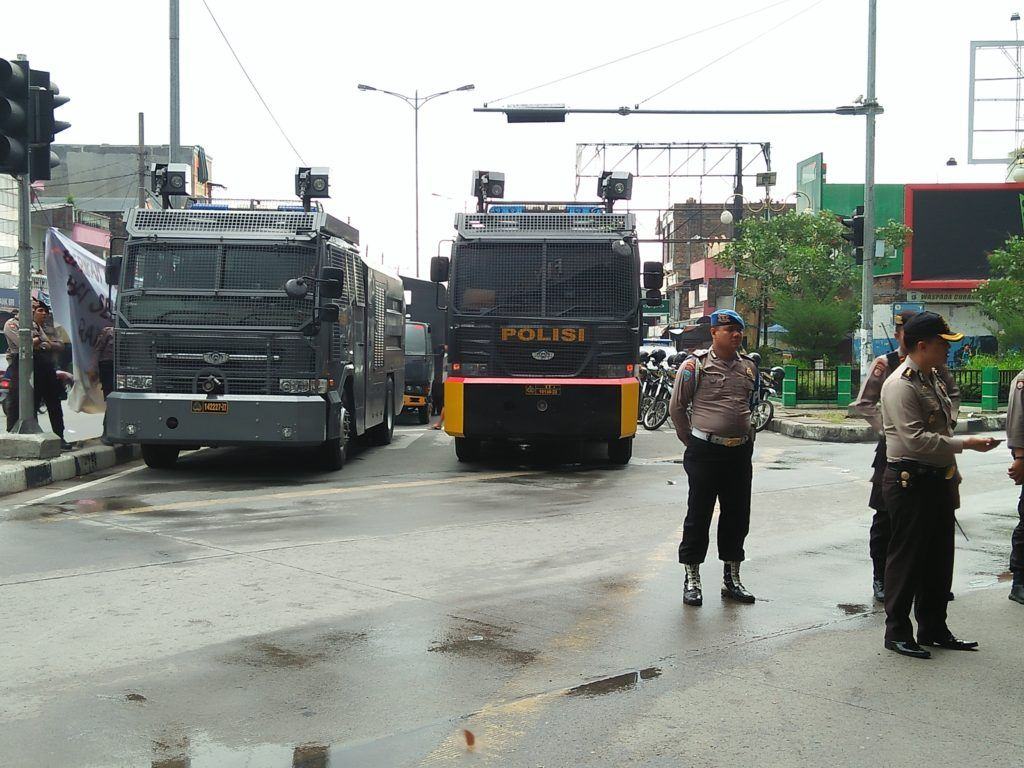 Demo buruh medan
