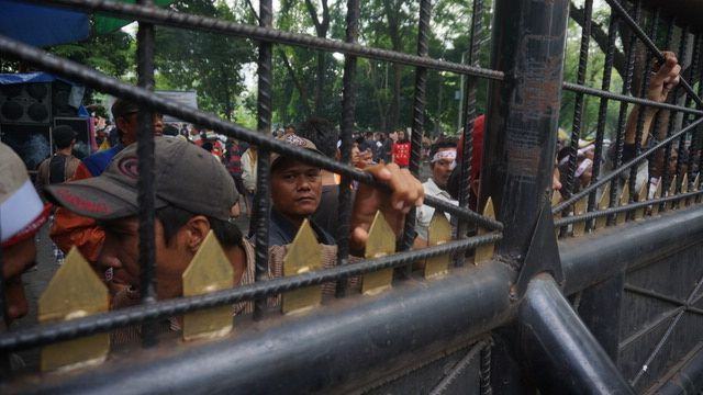 Demo Solidaritas Mahasiswa Medan
