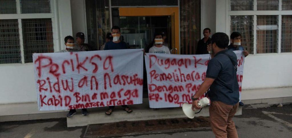 Diduga Korupsi Pemeliharaan Jalan Tabagsel, JMM Aksi Tutup Mulut!!!