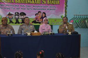 Kapolres Banjar, Hadiri Gernas Baku TK Kemala Bhayangkari Banjar