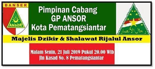 Rijalul Ansor, Misi Internalisasi Aswaja Penguatan Menjamin Keberlanjutan NU Pematangsiantar