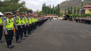 Menuju Pilkades Serentak 2019, Polres Banjar Laksanakan Apel Siaga