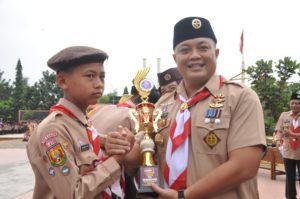 Hari Pramuka ke-58, Kapolres Banjar Hadiri Upacara Tingkat Kota Banjar