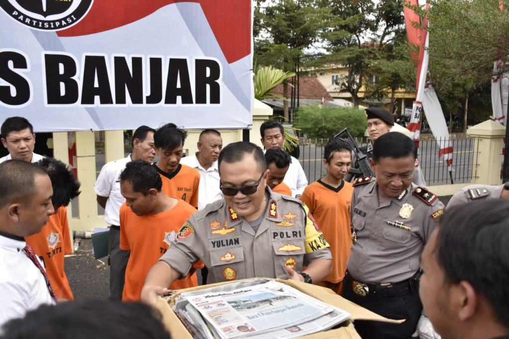 Sat Narkoba Polres Banjar, Berhasil Amankan Dua Pengedar Narkoba