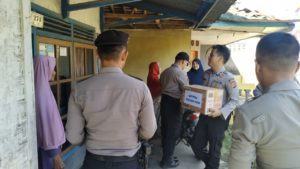 Rabu Sedekah, Polres Banjar Beri Santunan Kepada Kaum Jompo