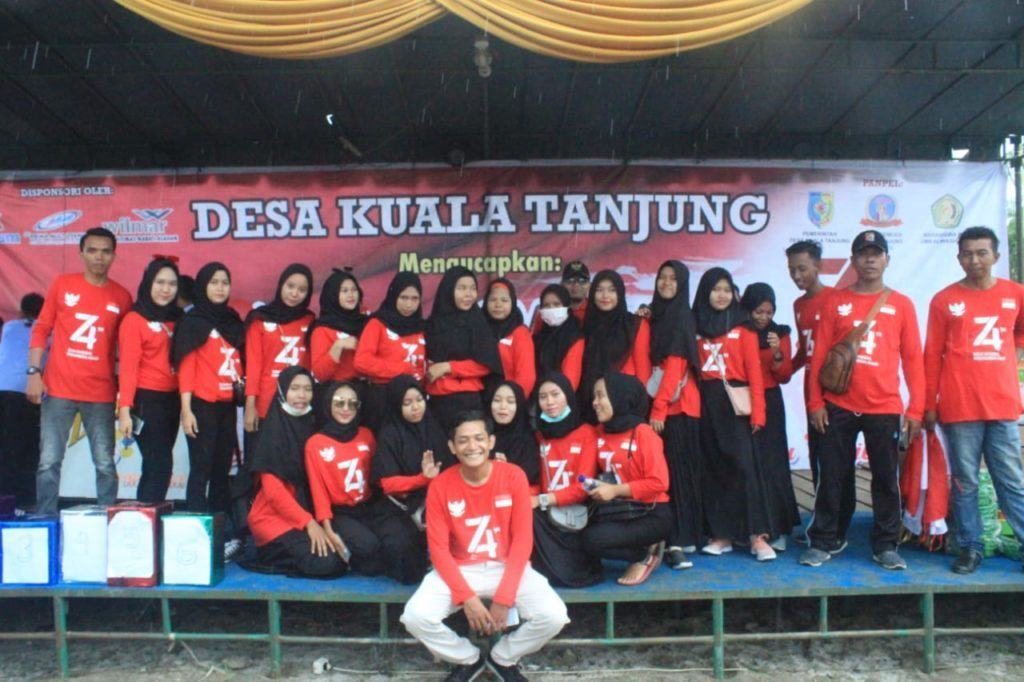 Jalan Sehat Kuala Tanjung, IPKTB dan Pemdes Tampil dengan Jiwa Patriotis