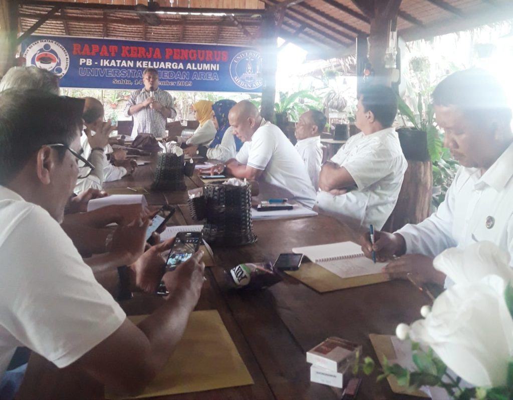 Pengurus Besar IKA UMA Periode 2019-2023 Laksanakan Raker