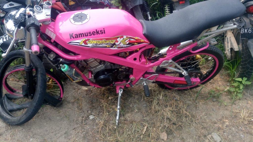 Kecelakaan Labuhanbatu Selatan, Benturan Antar Yamaha Mio dan Kawasaki Ninja 