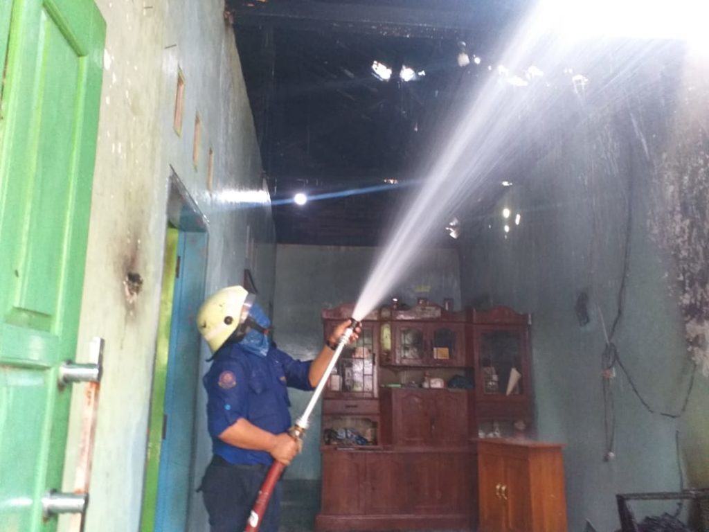 Kebakaran Rumah Langensari, Diduga Korsleting Listrik