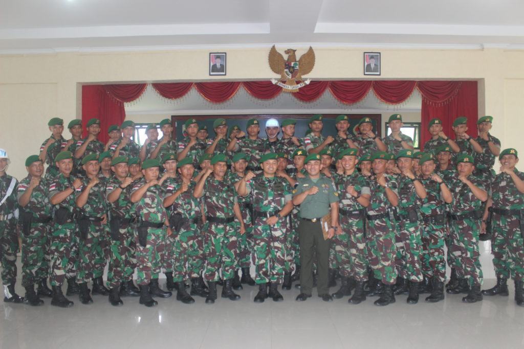 Danyonif 133/YS, Pimpin Upacara Pelepasan Pindah Satuan