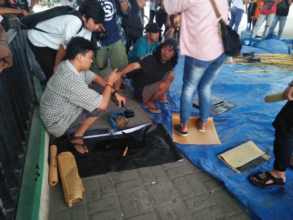 Demo buruh Medan