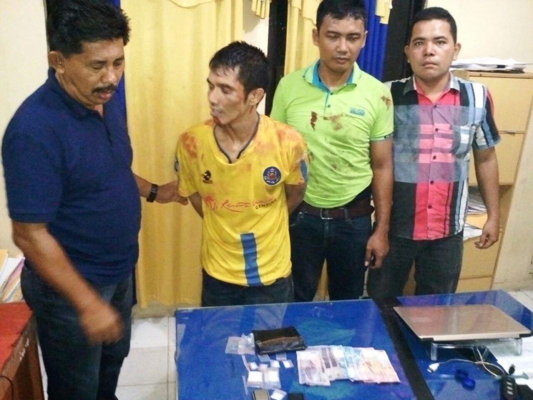 Tersangka Bersama Barang Bukti Diamankan