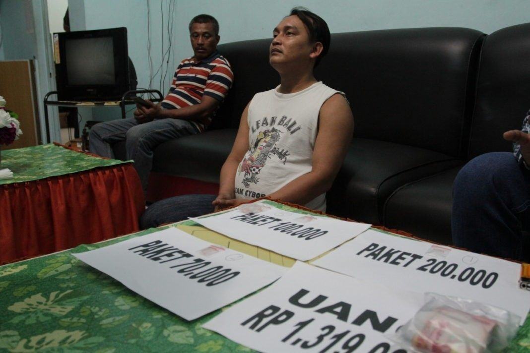 Yogoy/Azrai (33), pengrajin pelaminan jual sabu diringkus prajurit Kodim 02/01 BS
