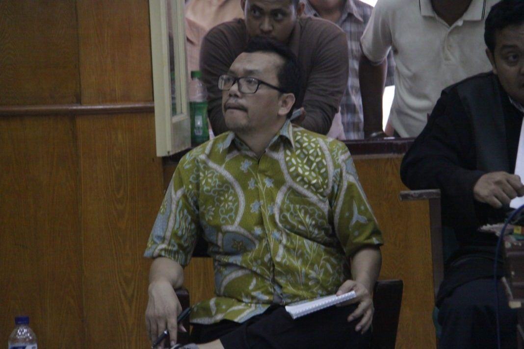 Yogoy/Ramadhan Pohan saat menjalani sidang lanjutan kasus dugaan penipuan dan penggelapan uang Rp 15,3 miliar