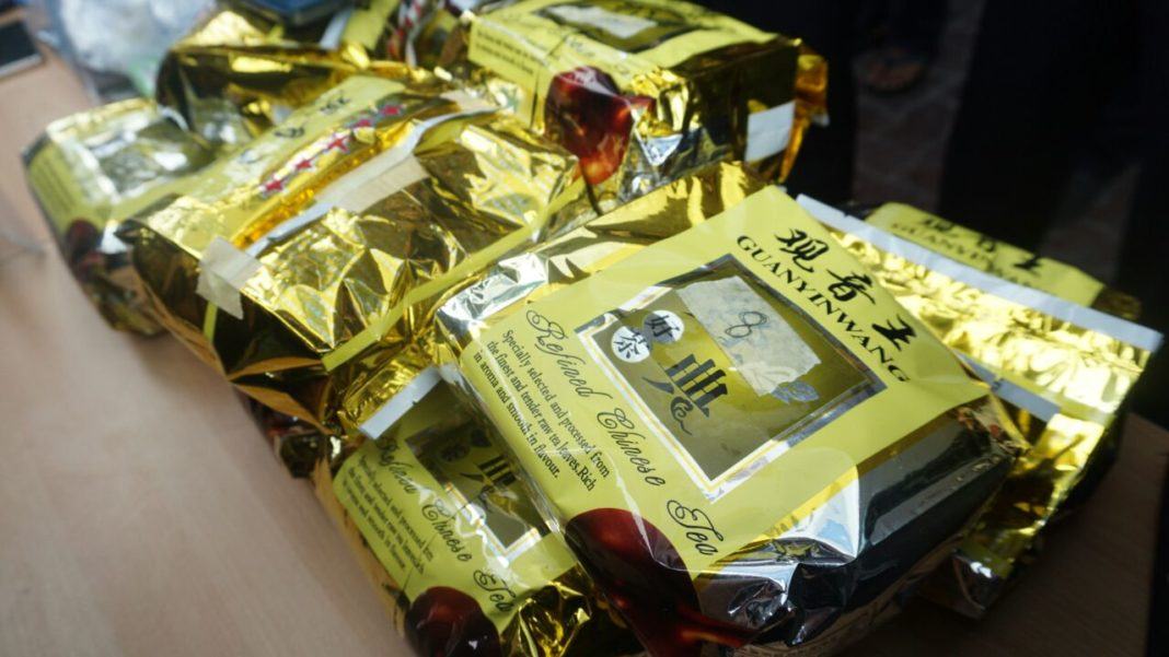Barang bukti 10 kg sabu