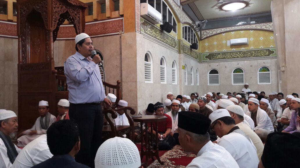 Koordinator GAPAI Sumut, Drg. M. Sahbana dalam kegiatan Subuh Berjamaah Nasional