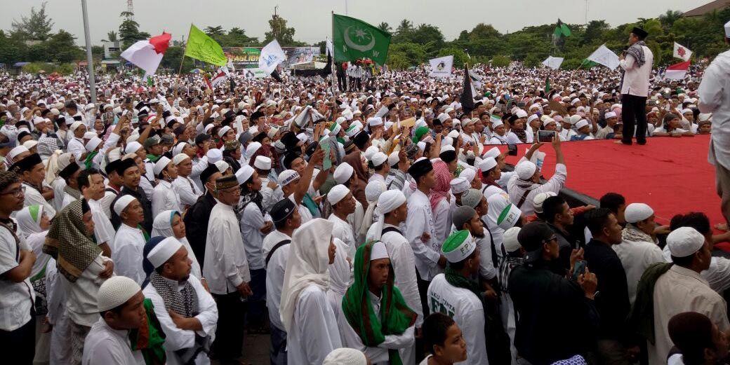 Net/Tabligh Akbar GNPF-MUI di Lombok
