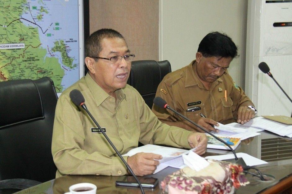 Hasban pada acara pembukaan pertemuan dalam rangka mengantisipasi dinamika pelaksanaan Pilkada serentak Tahun 2017