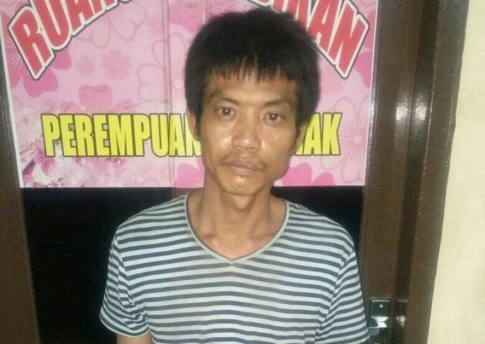 Pencurian sepeda motor di tangkap polsekta medan kota yaitu tersangka M Feri