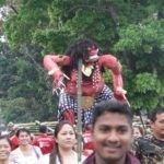 Perayaan Nyepi di Medan, arak-arak Ogoh-Ogoh
