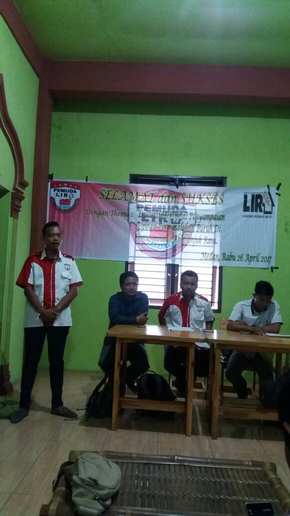 Hari Buruh Internasional, Pemuda Lira Kota Medan Menggelar FGD