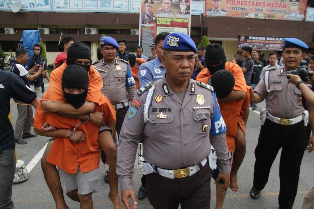 Penganiayaan AKP IR Rangkuti, 7 Tersangka Diringkus Polrestabes Medan