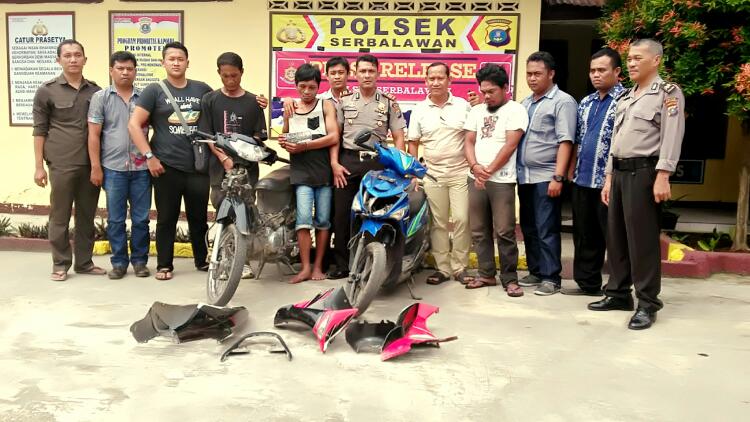 Mesgiono Ditangkap di Rumah Istri Simpanan Beserta Hasil Curanmor