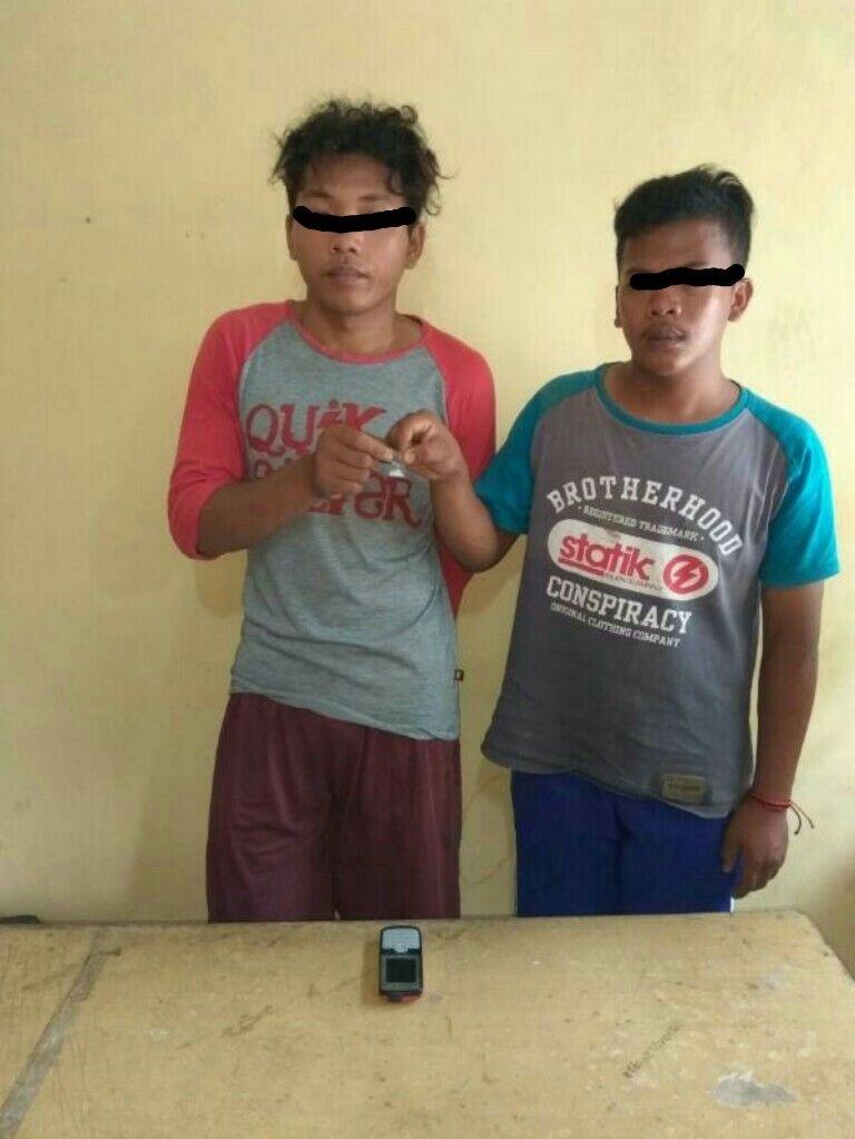 Nongkrong di Atas Kereta, Dua Pemuda Ketahuan Bawa Sabusabu
