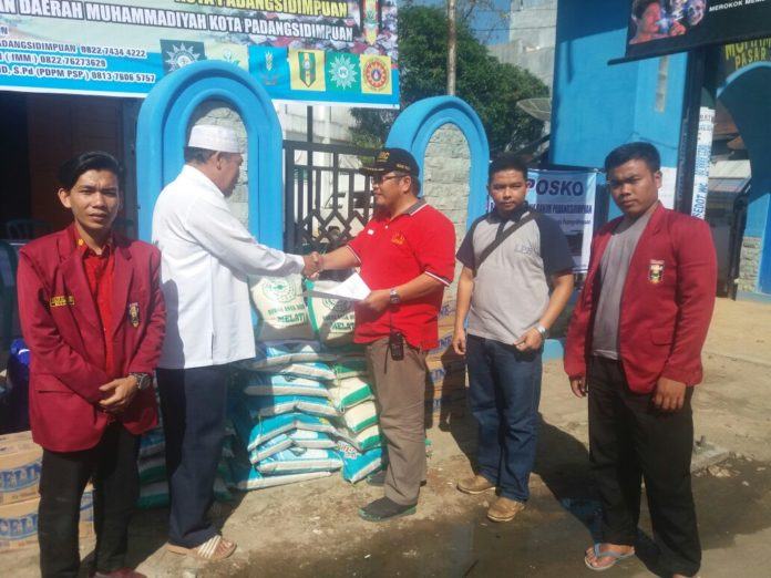 Peduli Korban Banjir, Muhammadiyah Padang Sidempuan Buka Posko Bantuan