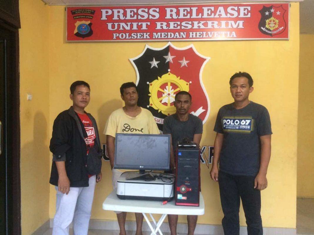 Pembobol dan Penadah di Ciduk Personil Polsek Helvetia