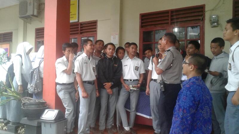 Polsek Medan Barat Imbau Siswai Untuk Tidak Coret-coret Selesai UN