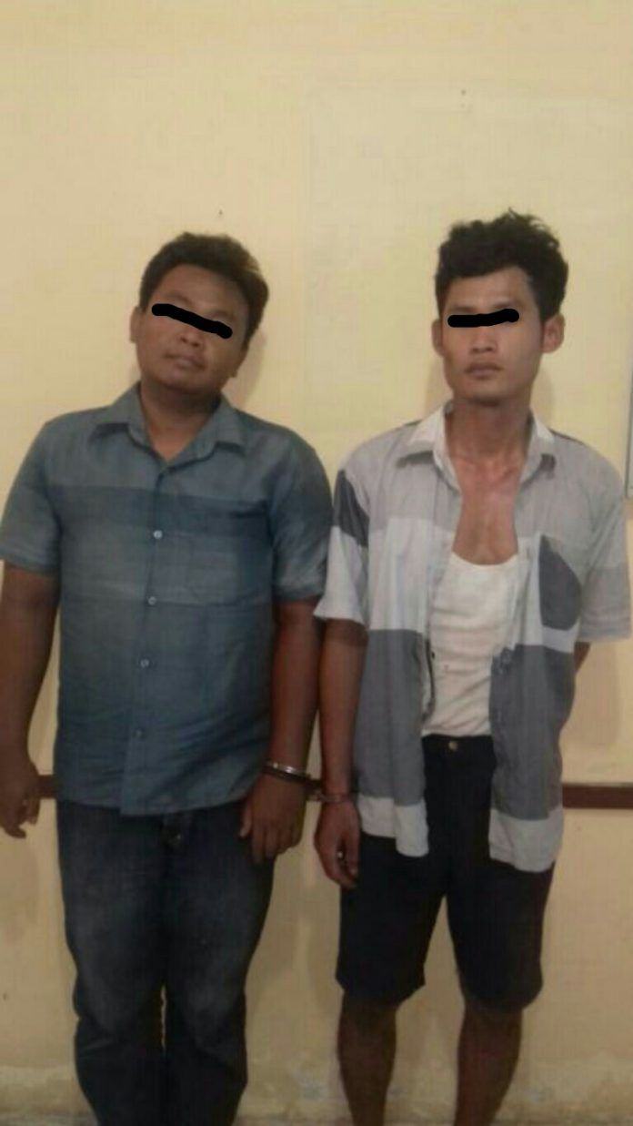Polsek Perdagangan Ringkus Rendi dan Riko Lantaran Bandari Bisnis Sabusabu