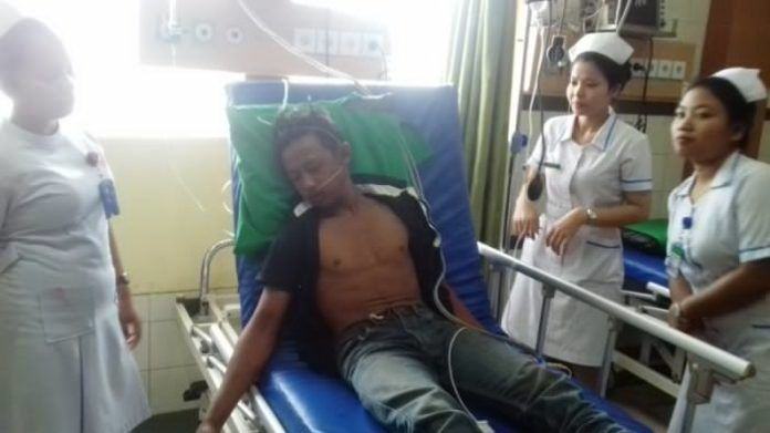Potong Rumput Untuk Gembalaan, Faisal Lemas di Dipatok Ular Berbisa