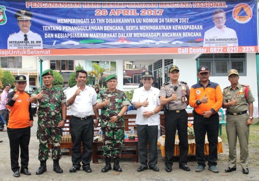 Sekda Tekankan Mitigasi Bencana Saat Upacara HUT Kesiapsiagaan Bencana Nasional ke-10
