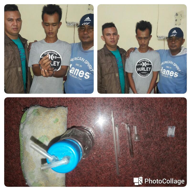 Sering Resahkan Warga, Pecandu Narkoba Desa Gambus Laut di Tangkap Polisi