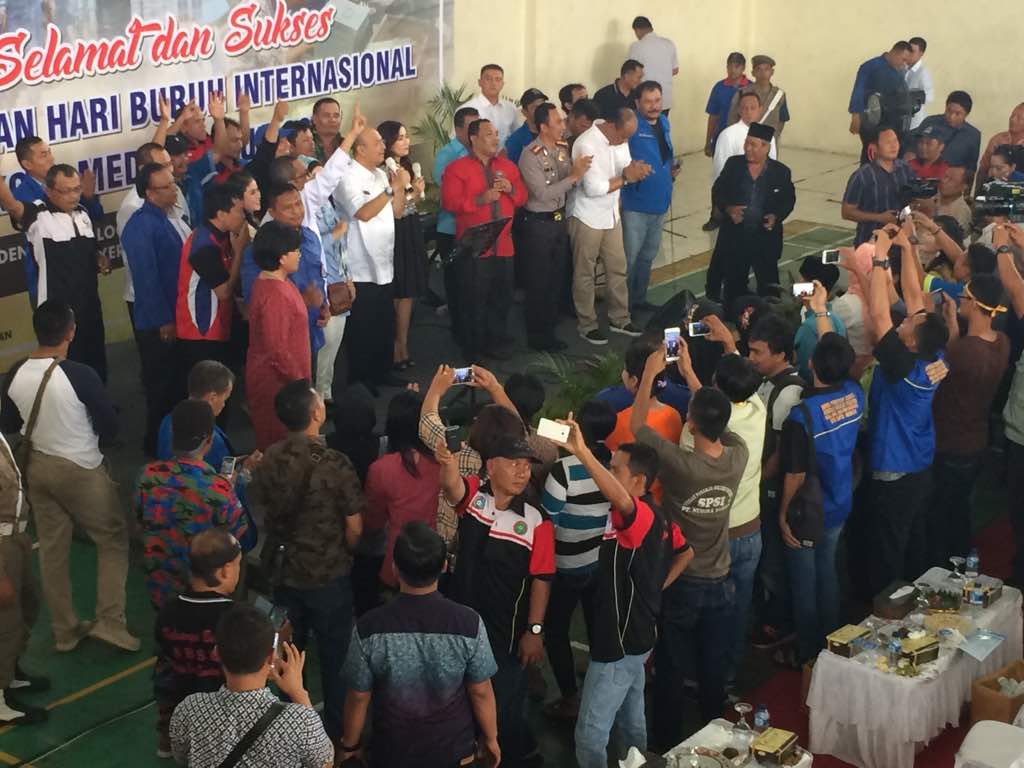 Demo Buruh Medan Perangi Narkoba