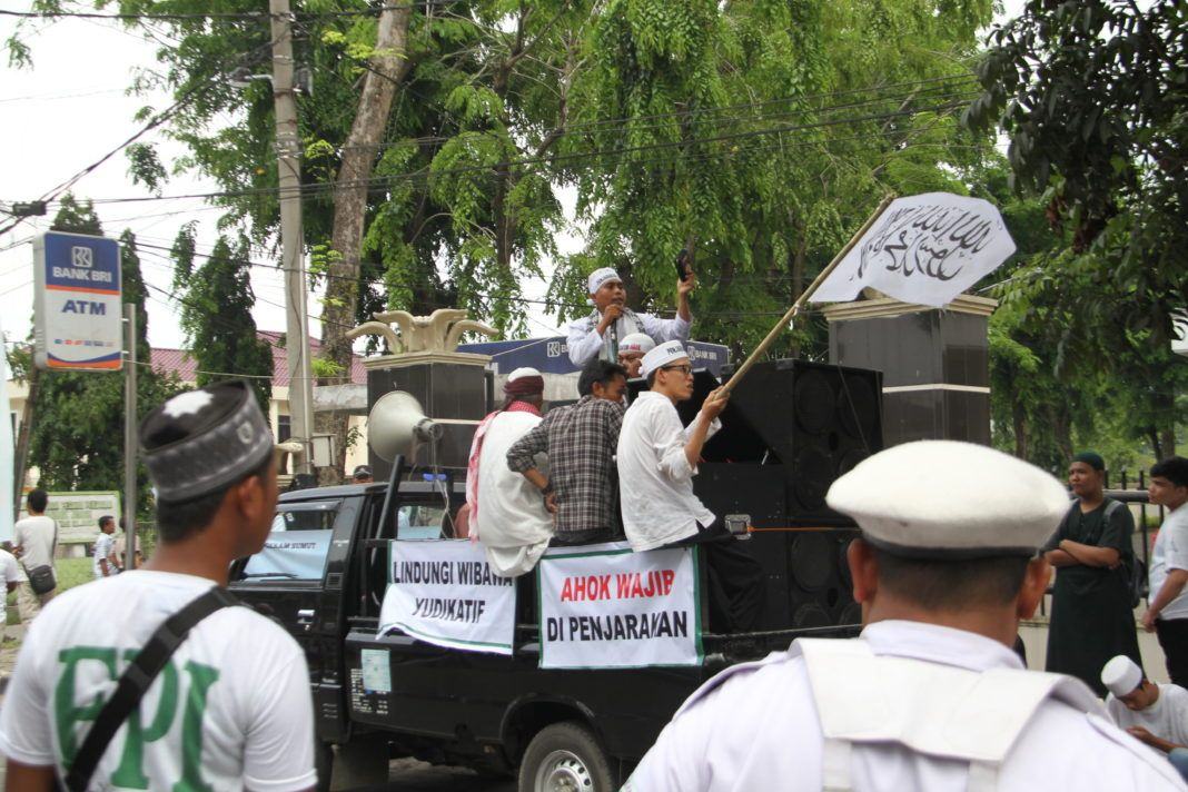 Demo Penistaan Agama Medan