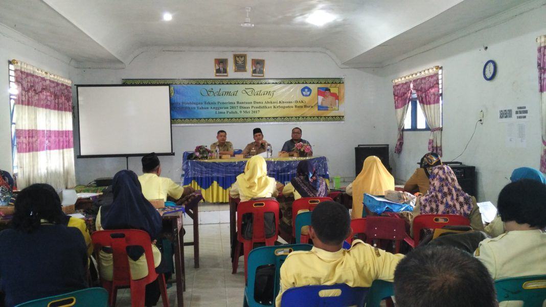 Dinas Pendidikan Batubara Bimtek