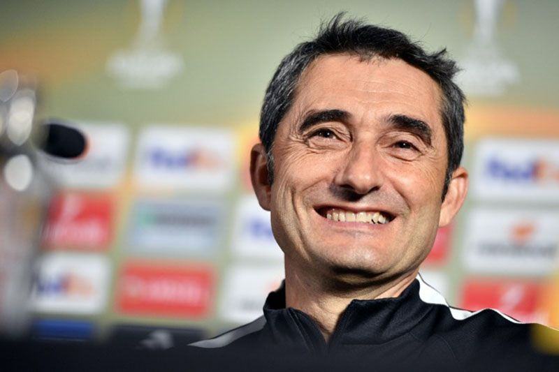 Foto: Pelati baru Barcelona musim tahun depan Ernesto Valverde (Foto: AFP)