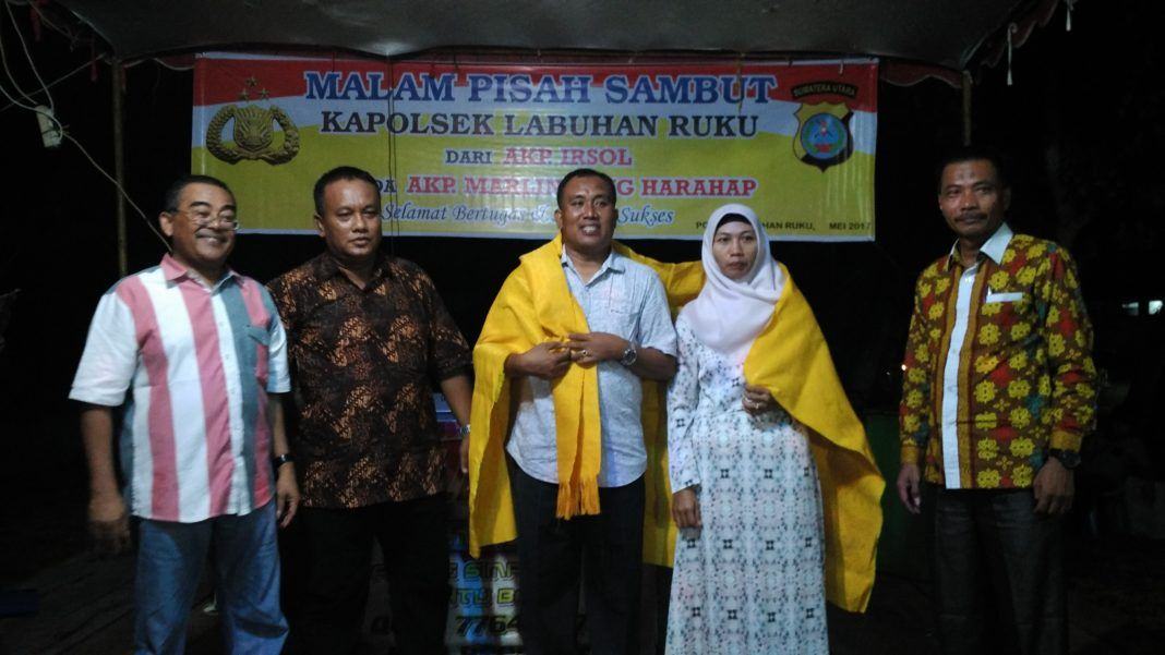 Pisah Sambut Kapolsek Labuhan Ruku