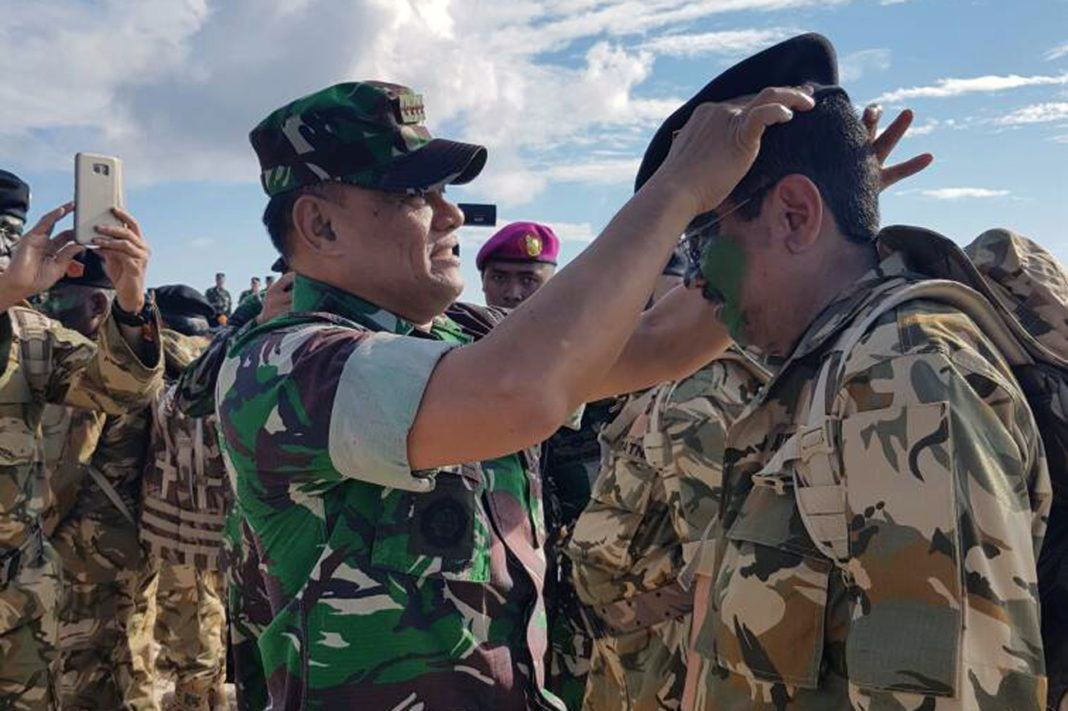 Latihan Militer di Natuna Erry
