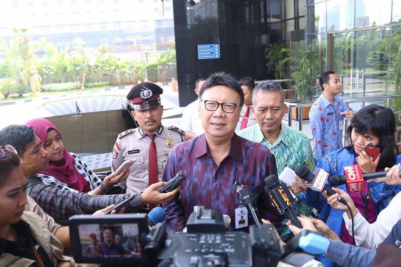 Mendagri Tjahjo Kumolo.