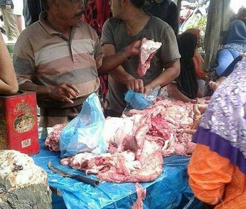 Menjelang Ramadan di Labura Harga Daging