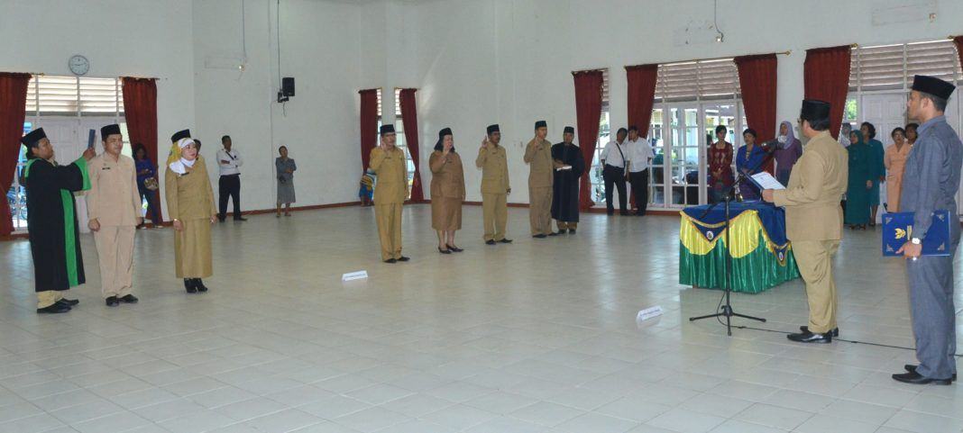 Pj Bupati Tapteng pelantikan