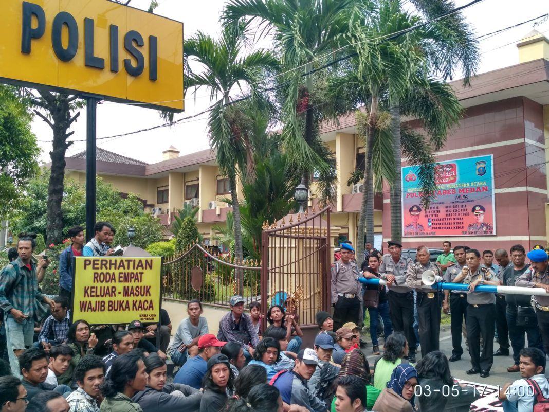 Penahanan Mahasiswa Medan