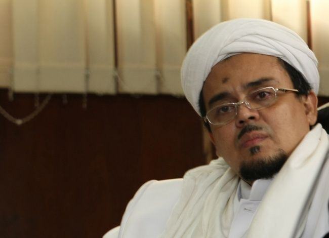 Foto: Rizieq Shihab Ditetapkan Sebagai Tersangka Dugaan Kasus Konten pornografi.
