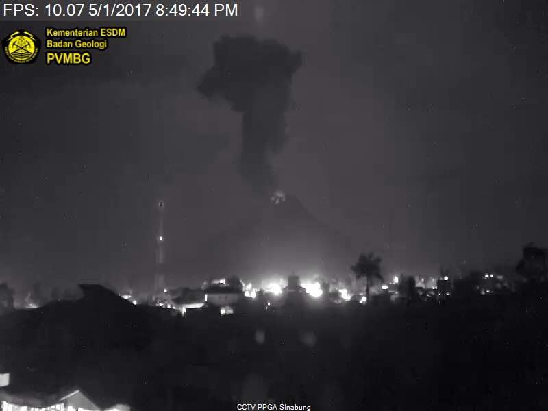 Gunung Sinabung Erupsi