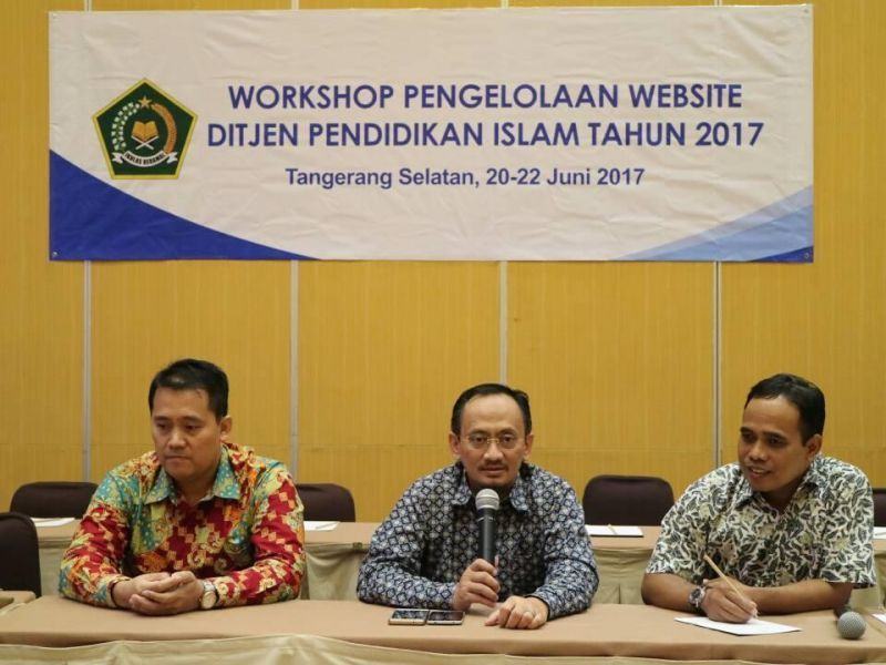 Foto: Sekretaris Ditjen Pendidikan Islam Ishom Yusqi.